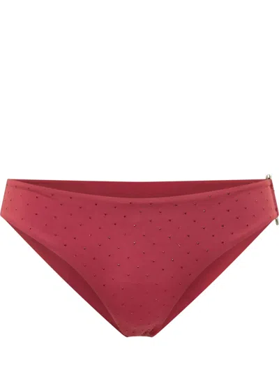 Sundek Reguther Swim Bottoms In Deep Scarlet