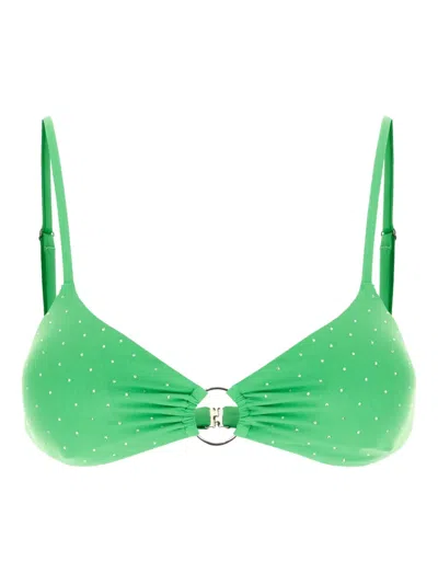 Sundek Rhinestone-embellished Bikini Top