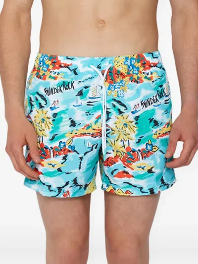 Sundek Sea Swim Shorts In Multi