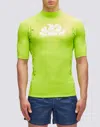 Sundek Short Sleeve Rash Guard Neon Yellow Green