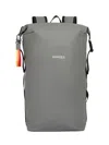 Sundek Sleek Mini Backpack With Stylish Closure In Medium Grey