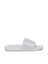 Sundek Slippers In Rubber In Silver