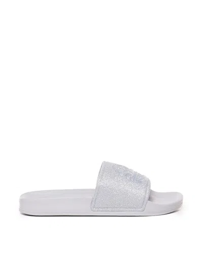 Sundek Slippers In Rubber In Silver