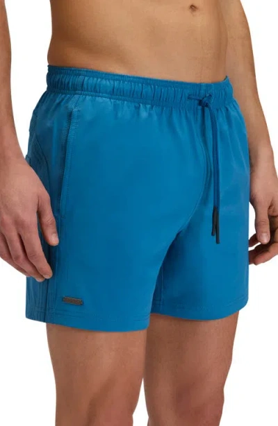 Sundek Solid Swim Trunks In Blue