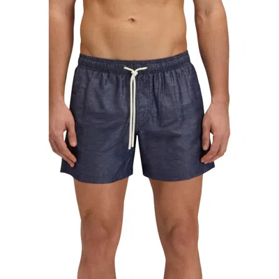 Sundek Solid Swim Trunks In Blue