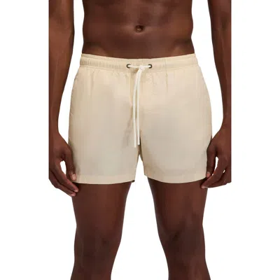 Sundek Solid Swim Trunks In Neutral