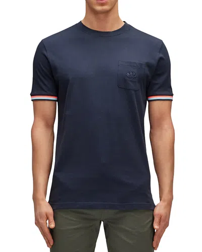 Sundek Solid Tee In Navy