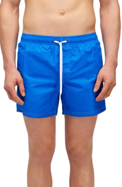 Sundek Stripe Board Shorts In Blue