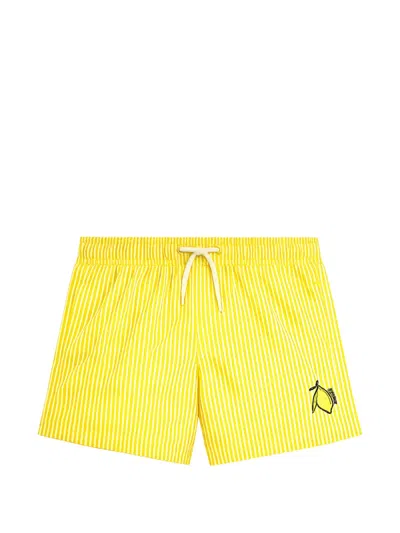 Sundek Kids' Striped Swim Shorts In Multi