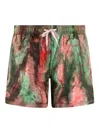 Sundek Abstract Pattern Swimsuit In Green