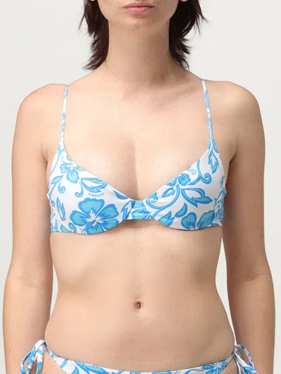 Sundek Swimsuit  Woman Color White In Blue