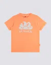 Sundek Kids' T-shirt Con Stampa In Orange