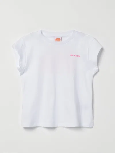 Sundek Kids' T-shirt In Cotone Stampata