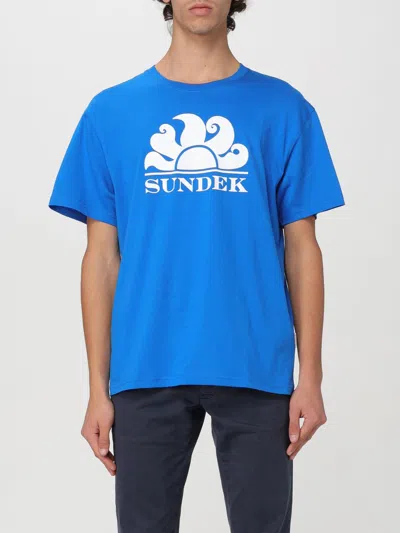 Sundek T-shirt  Men In Royal Blue