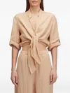 Sundek Tie-front Top In Neutral