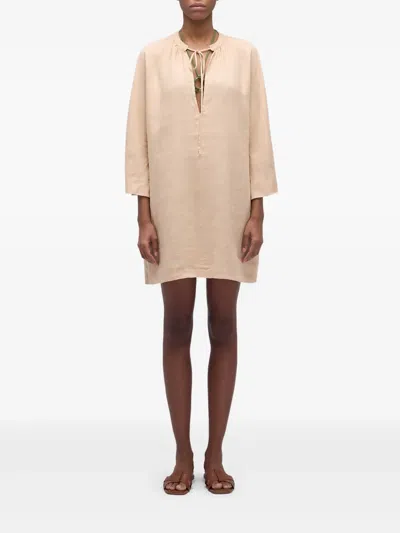 Sundek Tie-neck Tunic In Neutral