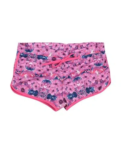 Sundek Babies'  Toddler Girl Beach Shorts And Pants Purple Size 6 Polyester, Elastane
