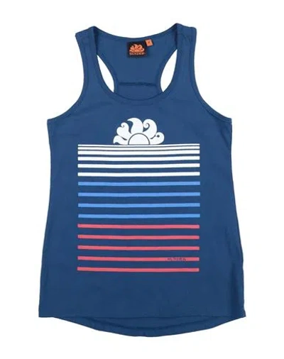 Sundek Babies'  Toddler Girl T-shirt Blue Size 6 Cotton