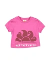 Sundek Babies'  Toddler Girl T-shirt Fuchsia Size 6 Cotton In Pink
