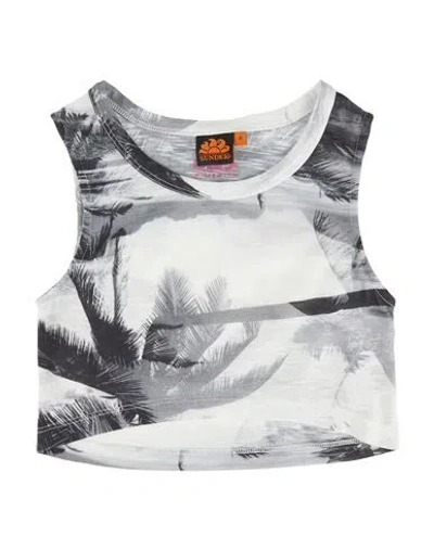 Sundek Babies'  Toddler Girl T-shirt Grey Size 6 Polyester