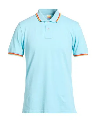 Sundek Tops & Tees - Polo Shirts In Military Green - Sky Blue - Fuchsia - Magenta - Azure - Red - Lime Green - Midnight Blue