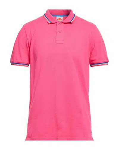 Sundek Tops & Tees - Polo Shirts In Red - Lime Green - Midnight Blue - Fuchsia - Magenta - Azure