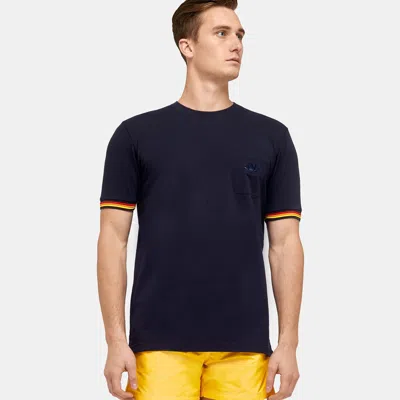 Sundek Vintage Mens T Shirt In Navy In Blue