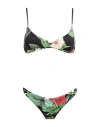 Sundek Woman Bikini Black Size 6 Polyester, Elastane