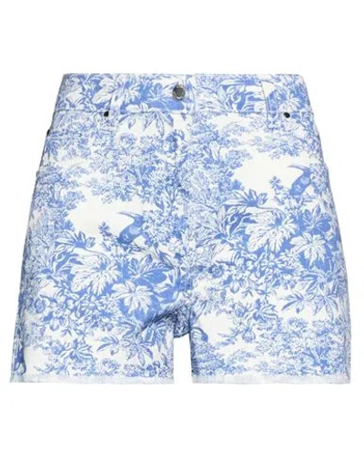 Sundek Woman Denim Shorts Azure Size S Cotton, Elastane In Blue