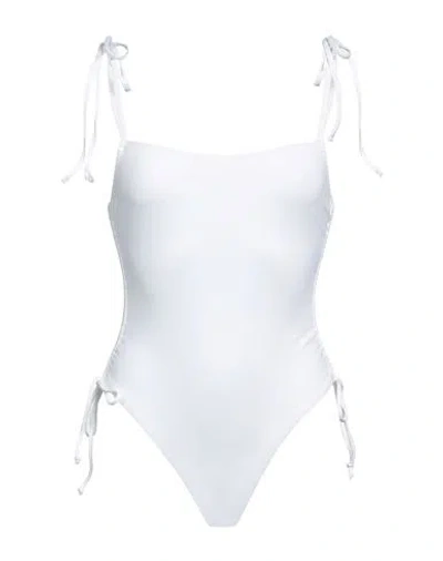 Sundek Woman One-piece Swimsuit White Size M Polyamide, Elastane