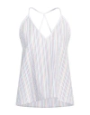 Sundek Woman Top White Size L Cotton In White