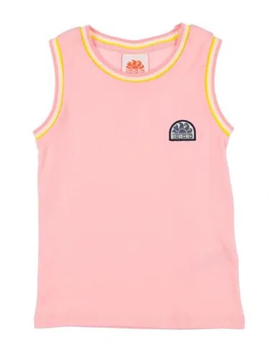 Sundek X Bonton Babies'  Toddler Tank Top Pink Size 6 Cotton