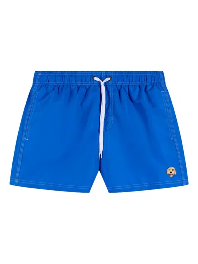 Sundek X Pelo Foundation Striped Swim Shorts In Blue