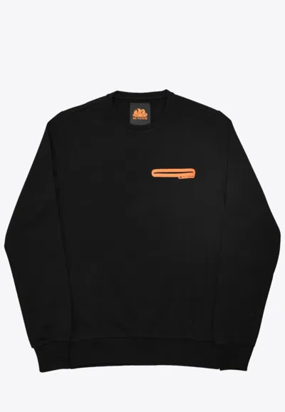 Sundek Yago Cotton Blend Sweatshirt In Black