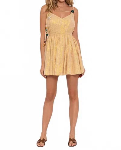 Sundress Appoline Dress In Bali Gold In Yellow