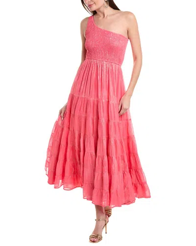 Sundress Joe Asymmetrical Maxi Dress In Pink