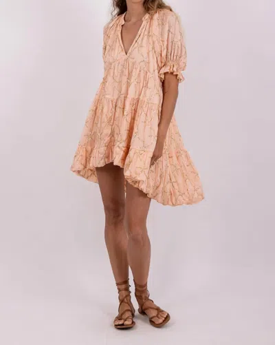Sundress Liza Short Dress In Starfish Coral In Pink