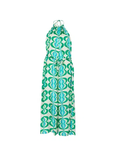 Sundress 소피 프린트 홀터 넥 점프수트 In Multi