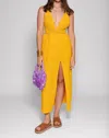 Sundress Sybille Long Dress In Yellow