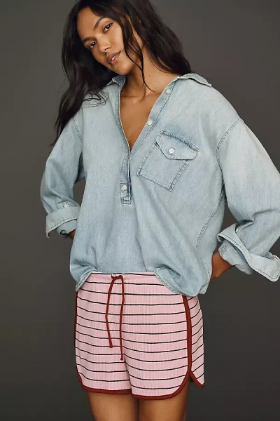 Sundry 100% Cotton Dolphin Shorts In Pink