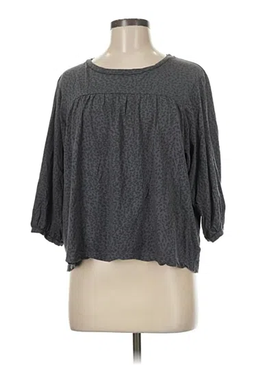 Pre-owned Sundry 3/4 Sleeve Blouse In Gray