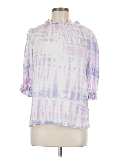 Pre-owned Sundry 3/4 Sleeve Blouse In Purple