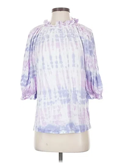 Pre-owned Sundry 3/4 Sleeve Blouse In Purple
