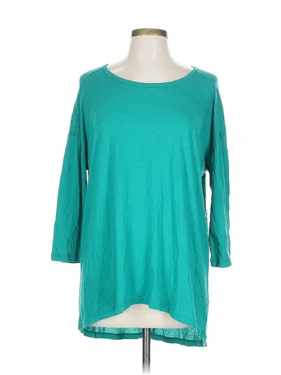 Pre-owned Sundry 3/4 Sleeve T-shirt In Blue