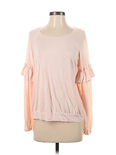 Pre-owned Sundry 3/4 Sleeve T-shirt In Pink