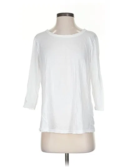 Pre-owned Sundry 3/4 Sleeve T-shirt In White