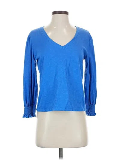 Pre-owned Sundry 3/4 Sleeve T-shirt In Blue