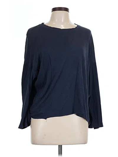 Pre-owned Sundry 3/4 Sleeve T-shirt In Blue
