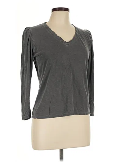Pre-owned Sundry 3/4 Sleeve T-shirt In Gray