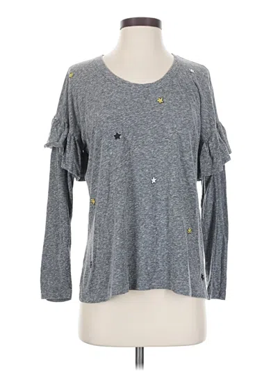 Pre-owned Sundry 3/4 Sleeve T-shirt In Gray